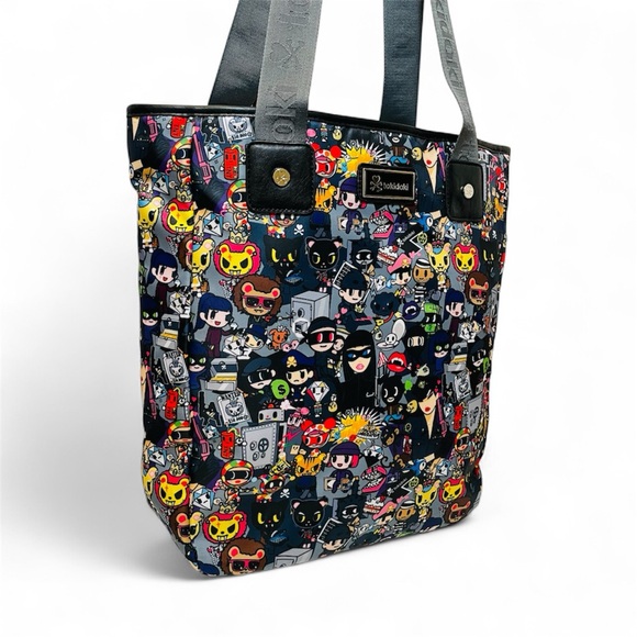 NEW Tokidoki Robbery Print Tote Bag Shopper Shoulder Bag Purse Rare HTF NWT - Picture 2 of 5